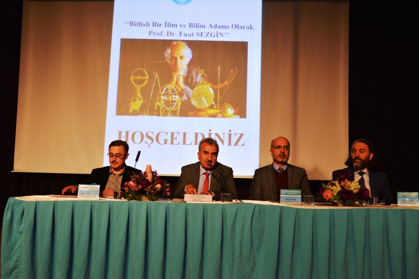 “Bitlisli bir ilim ve bilim adamı olarak Prof. Dr. Fuat Sezgin” “Bitlisli bir ilim ve bilim adamı olarak Prof. Dr. Fuat Sezgin”